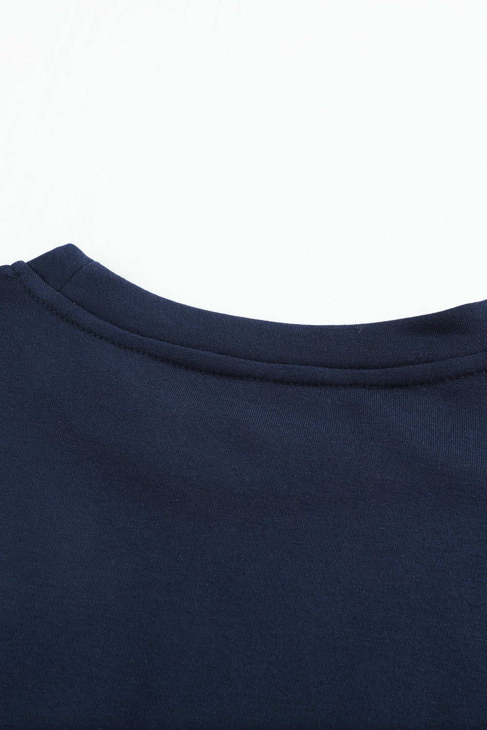 Colorblock Orange Contrast Stitching Sweatshirt with Slits