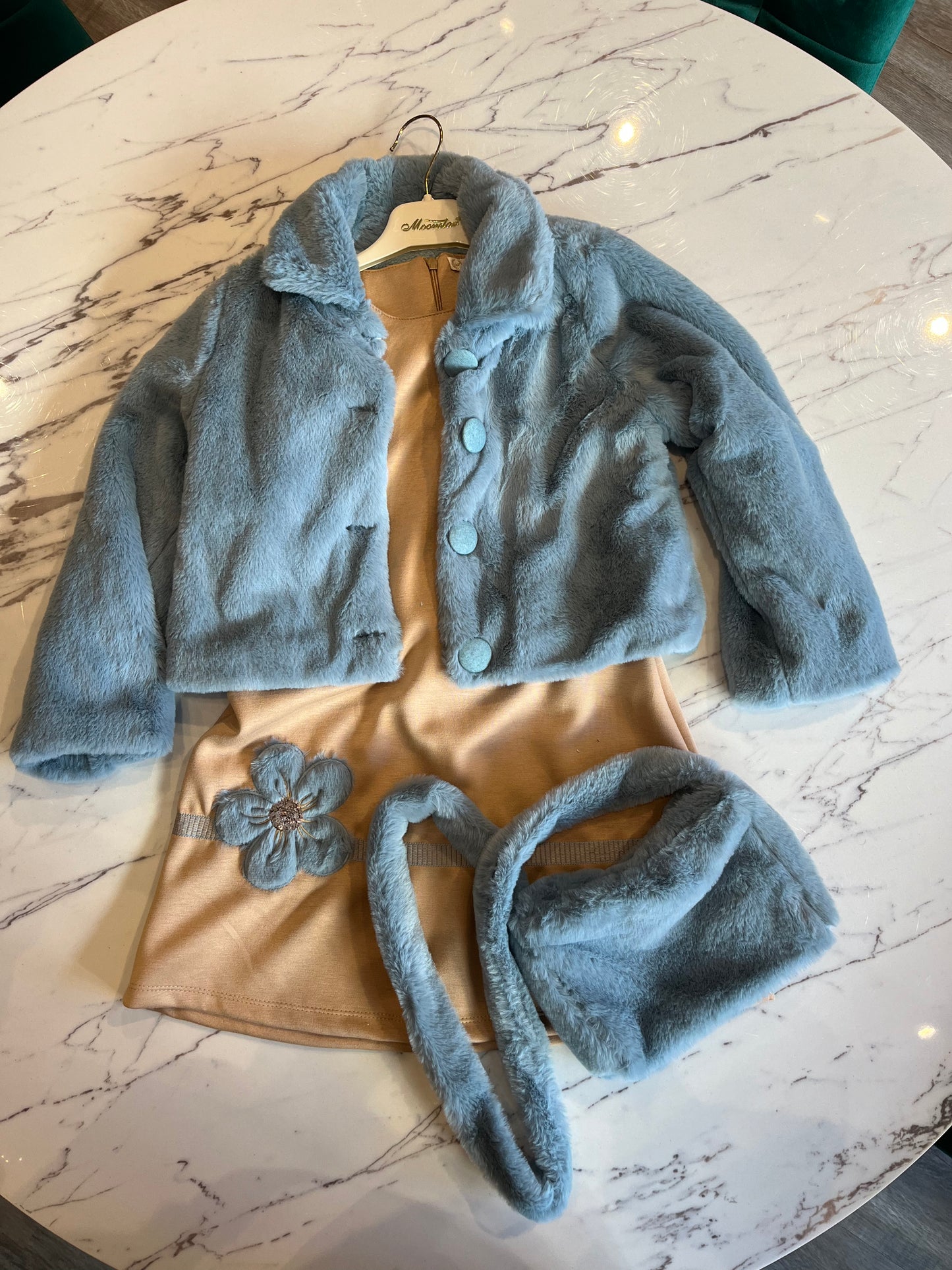 Blue fluff cute