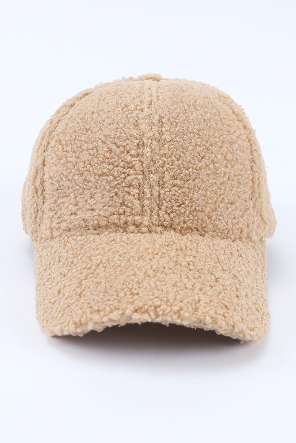 Parchment Sherpa Teddy Baseball Cap