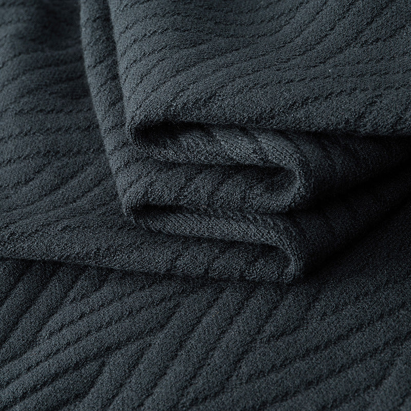 Autumn And Winter Men's Casual Knitted Sweater Loose Round Neck