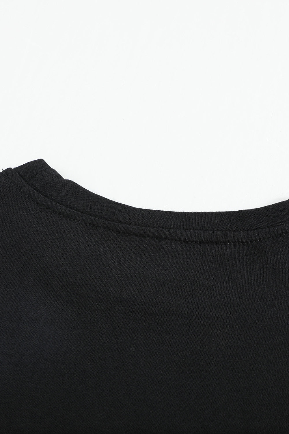 Colorblock Orange Contrast Stitching Sweatshirt with Slits