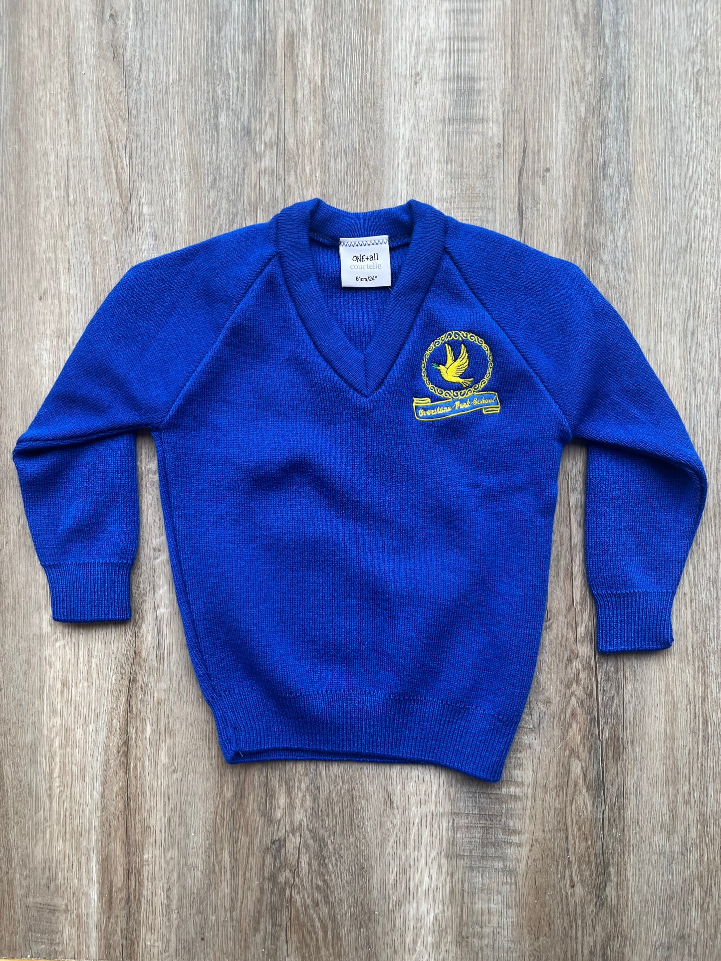 Blue School Jumper.